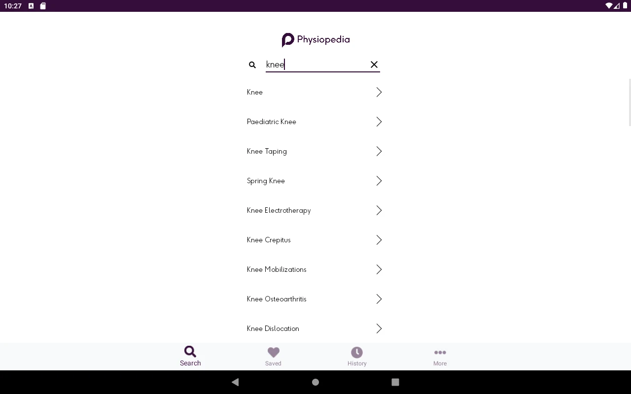 Physiopedia screenshot