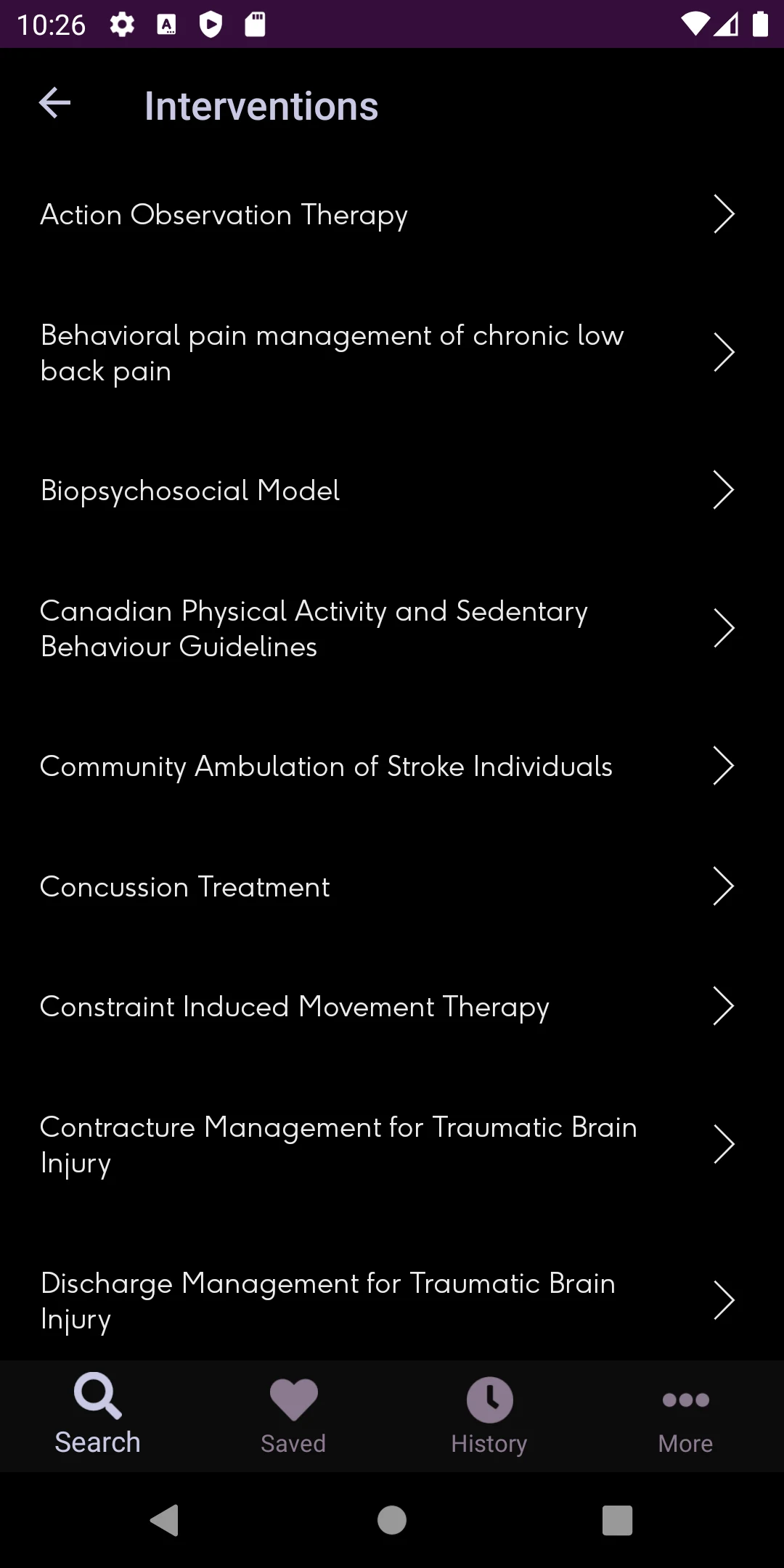 Physiopedia screenshot